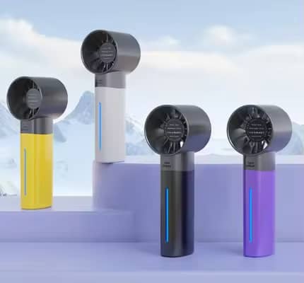 Turbo hand fan