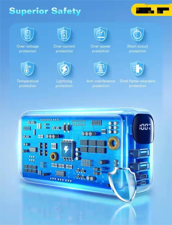 50,000mAh High-Capacity Mobile Power Bank - Fast Charging (Batch B)