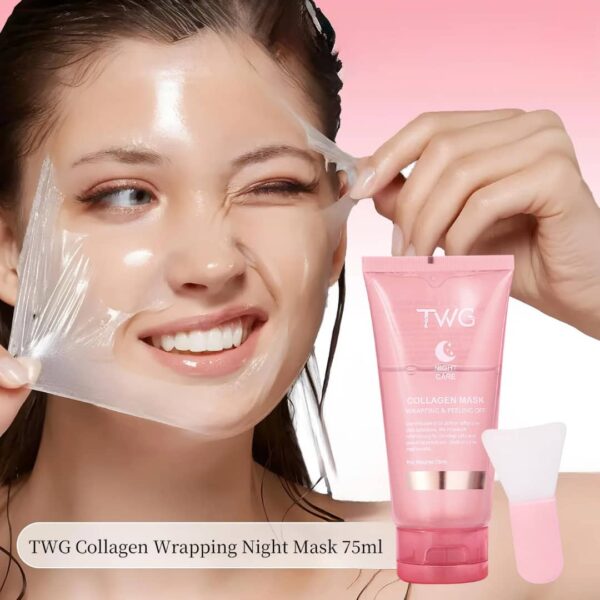 Korean Elastic Hydrolyzed Collagen Peel-Off Mask -Overnight Glowing Skin Care
