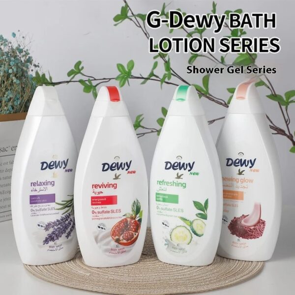 Dewy Bath Series Multi-Fragrance Shower Gel 500ml-Long-Lasting Perfumed Body Wash