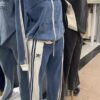 High quality Plus size women loose sets Top and High waist Patch work Denim Suits