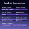Solar/Electricity rechargeable water proof bug/mosquito repellent /Zapper with Lamp